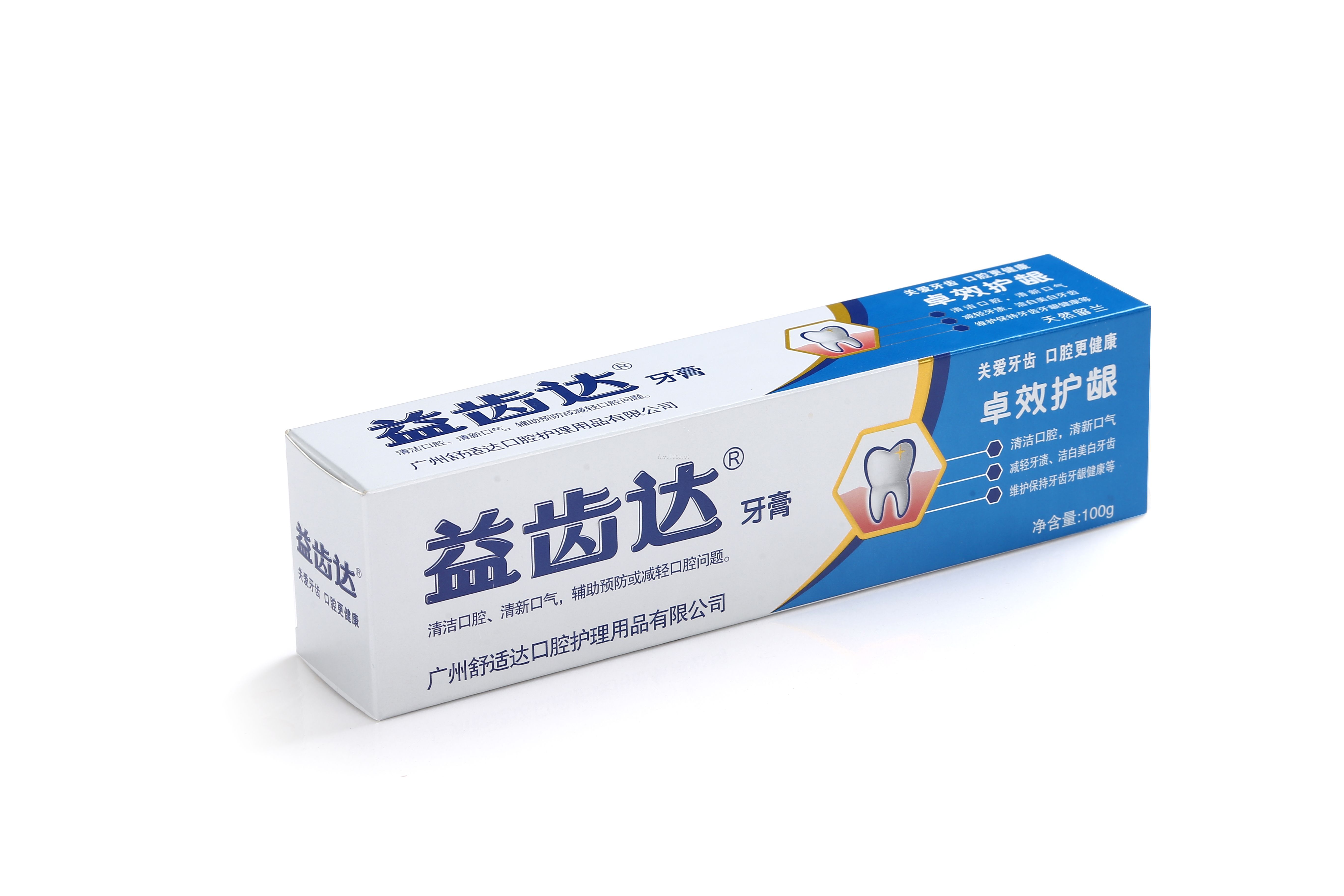 益齒達(dá)--100g卓效護(hù)齦牙膏