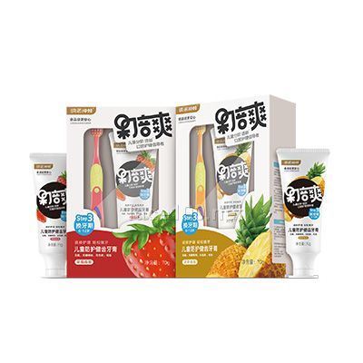 兒童護(hù)齦防護(hù)牙膏-換牙期 香型：草莓香型/菠蘿香型