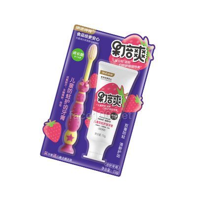 兒童防蛀護(hù)齒牙膏-成長(zhǎng)期 香型：清新草莓